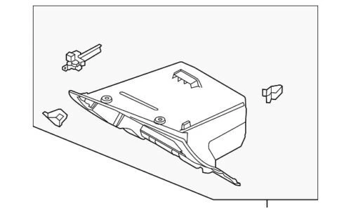 Guantera MKC original Ford Lincoln 2015-2019 compartimento panel EJ7Z-7804338-AB Foto 1 de 2