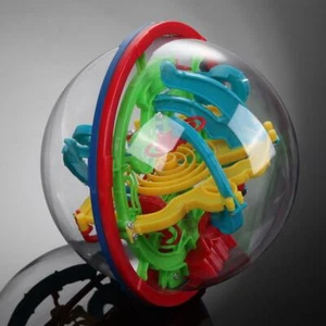 100 Hindernisse 3D Labyrinth Magic Intellect Ball Balance Puzzle Spielzeug - Bild 1 von 12
