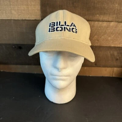 Винтажный Billabong желтовато-коричневый резинке шляпа Skater мешковатые Y2K мужской размер маленький/средний - Изображение 1 из 4