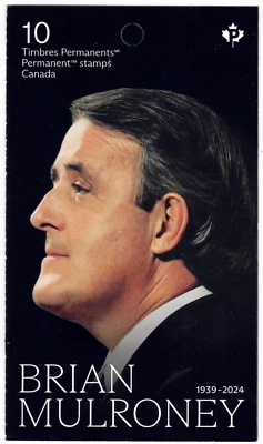 2025 Canada SC# BK - Politician - Martin Brian Mulroney - booklet of 10 - M-NH — 第 1/3 张图片