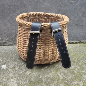 Adult Bike Basket Basket Bike Pet Carrier Rattan Bike Basket - Picture 1 of 12