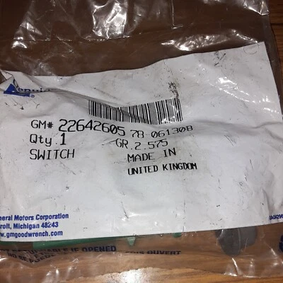 Nuevo interruptor de emergencia de advertencia de peligro genuino GM 1999-2005 Pontiac Grand Am I4 Foto 1 de 4