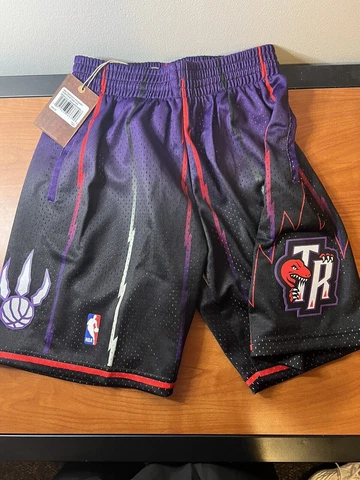 Toronto Raptors Mitchell & Ness Men Swingman Shorts Hardwood Classics Large Cover