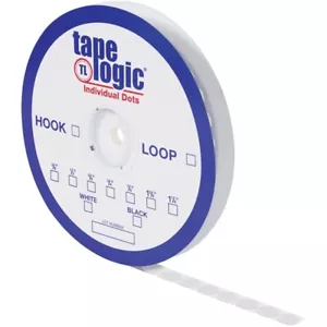 Tape Logic Hook Side White Dots 7/8" Roll (900 Dots/Roll) - Picture 1 of 1