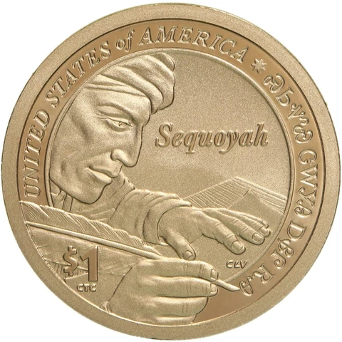 2017 S Enhanced Uncirculated Sacagawea Dollar 225th Anniversary Native American Cover