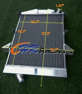 Radiador de aluminio de 3 filas para Jaguar XK140 1956 1955-1957 3,4 L L L6 MANUAL Foto 1 de 4