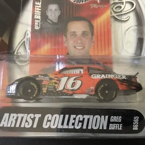 New Hot Wheels Greg Biffle 1:64 #16 NASCAR Die Cast Racing Ford Taurus Car (C12) - Picture 1 of 5