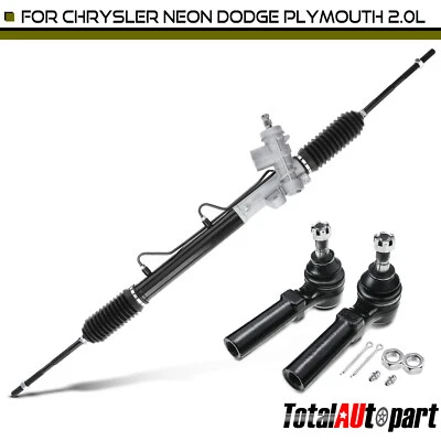 3x Kit de extremo de barra de acoplamiento y cremallera para Dodge Neon 2001-2005 Chrysler Plymouth Foto 1 de 4