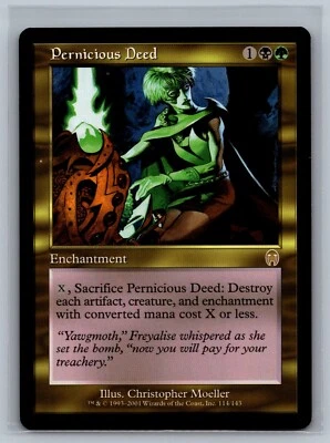 Magic The Gathering Apocalypse Pernicious Deed #114/143 MTG TCG CCG - Image 1 of 2