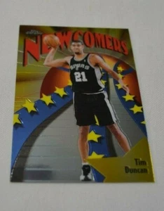 1999 TOPPS CHROME - NEWCOMERS TIM DUNCAN SAN ANTONIO SPURS SB26 - Picture 1 of 4