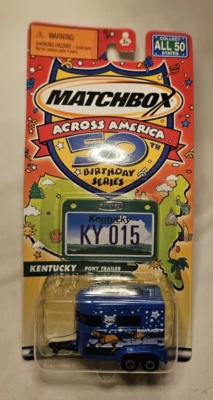 Matchbox ACROSS AMERICA 50th Birthday Kentucky Pony Trailer - Image 1 of 3