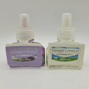 Yankee Candle Scent Plug In Refills 2 Pk - Lilac Blossoms & Clean Cotton - Picture 1 of 1