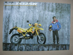 Suzuki TS125R 1991 brochure UK model. Genuine original. - Picture 1 of 2