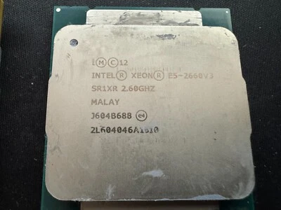 Intel Xeon E5 2660V3 CPU Processor SR1XR LGA2011-3 10Cores 25MB Cache 3.30GHz - Image 1 of 2