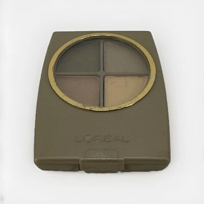 Sombra de ojos L'Oreal Wear Infinite cuádruple descontinuada 304 verde con envidia 4 tonos Foto 1 de 4