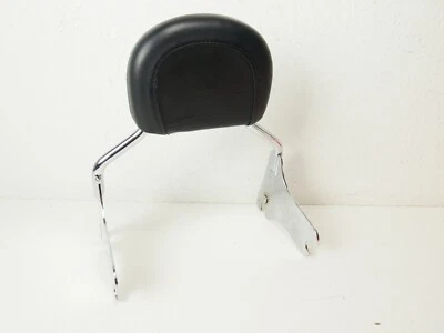 Genuine OEM 97-08 Harley Davidson Touring Sissy Bar Passenger Backrest H-D Logo - Image 1 of 4