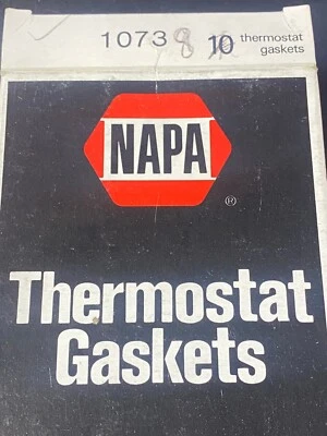 NAPA THM-1073 Engine Coolant Thermostat Housing Gasket X8 - Image 1 of 2