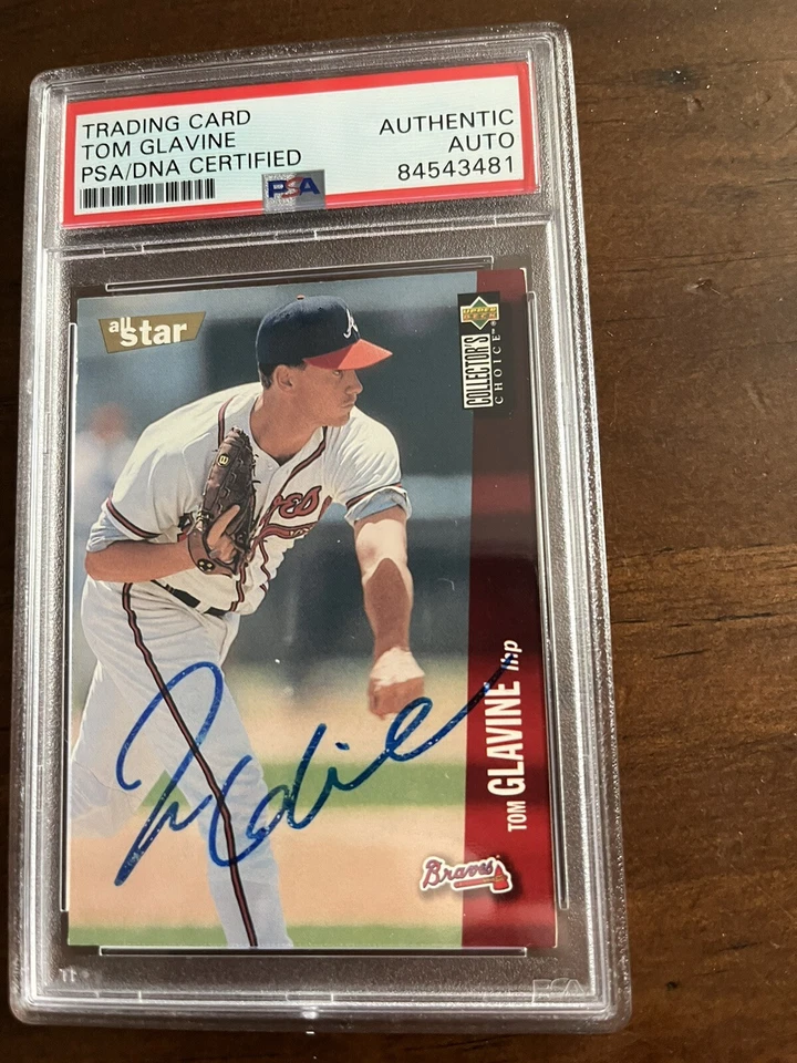 Tom Glavine Signed Autograph 1996 Collectors Chouce #455 - Image 1 of 1