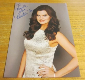 Heather Tom Actress Signed 5X6.75 Photo "The Bold and the Beautiful" Katie Logan - Picture 1 of 3