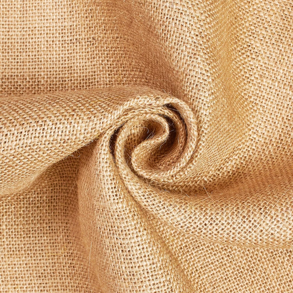 Burlap Gunny Hessian 100% Natural Sustainable Jute 48" Fabric By The Yard - Image 1 of 1