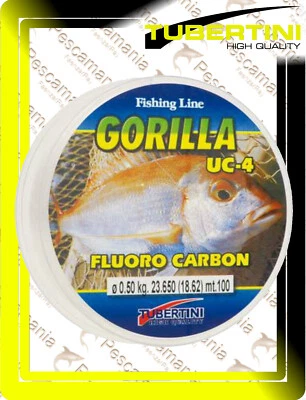Monofilo Fluorocarbon Tubertini Gorilla UC-4 100 mt - Immagine 1 di 2