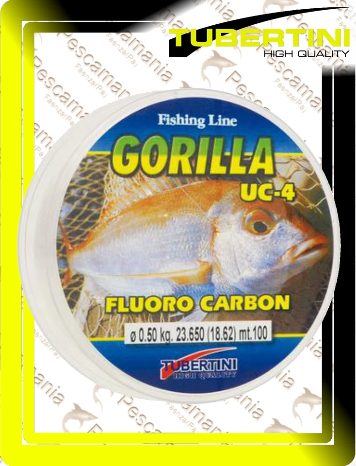 Monofilo Fluorocarbon Tubertini Gorilla UC-4 100 mt - Immagine 1 di 2