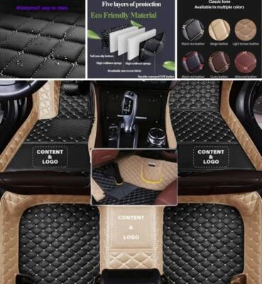 For Lincoln All Models Auto Custom Waterproof Car Floor Mats Carpets All Weather - Image 1 of 4