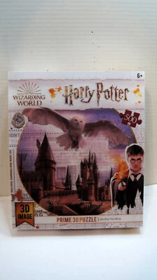 Harry Potter Mundo Mágico Hogwarts y Hedwig 500 Piezas Prime Imagen 3D Puzzle Foto 1 de 4