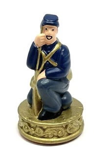 American Civil War Union North blau Kunststoff Schachfiguren Bauer 2 5/8" hoch - Bild 1 von 4