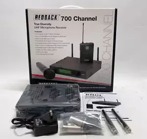 Redback 700 Channel True Diversity UHF Microphone Receiver - NEW - Picture 1 of 10