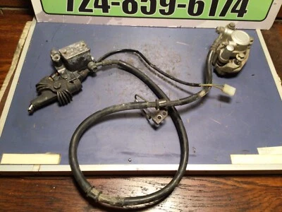 93-96 Yamaha XT225 XT 225 350 OEM Conjunto de freno delantero Pinza Manguera maestra Foto 1 de 4