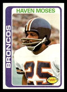 1978 Topps Haven Moses #177 GD Denver Broncos - Picture 1 of 2