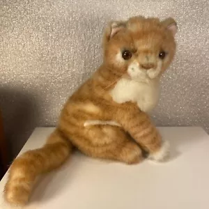 Vintage Russ Caress Animali Morbidi CORY ARANCIONE TABBY GATTO 9" Peluche GIOCATTOLO ANIMALE DI PELUCHE - Foto 1 di 6