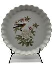 Vintage Oven To Table Chinese Garden By Shafford Porcelain Pastry/quiche Dish 
