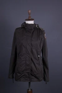 PARAJUMPERS Masterpiece Series Slim Fit Brown Hooded Windbreaker Jacket Size L - Picture 1 of 16