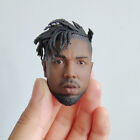 MAXNUT Erik Black Panther 1/6 Head Carving Figure Accessory KM001 IN STOCK