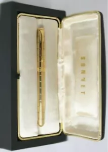 Parker  Sonnet Crocodile Vermeil Fountain Pen Fine Pt New In Box  - Picture 1 of 3