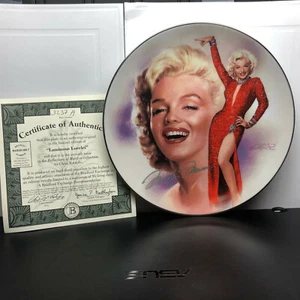 Bradford Exchange Marylin Monroe leuchtender Lorelei Sammelteller #3237A JY20 - Bild 1 von 5