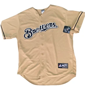 Neu mit Etikett - Majestic MLB - Milwaukee Brewers #8 Ryan Braun - Herren XL *siehe Beschreibung - Bild 1 von 14