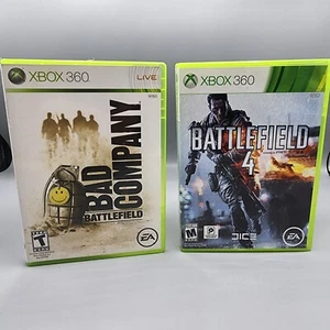 Xbox 360 Game Lot: Battlefield 4 + Battlefield Bad Company (Microsoft) Complete! - Picture 1 of 7