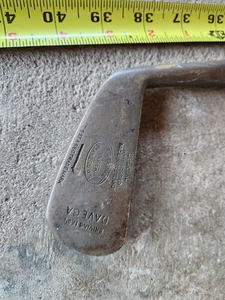 Antique Vintage Wood Shaft Tom Stewart St Andrews Long Iron Dave GA HTF - Picture 1 of 3