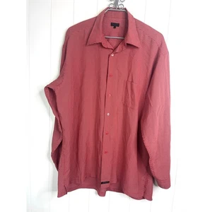 Camisa Ted Baker Para Hombre Roja a Cuadros con Bolsillo en el Pecho Talla XL/5 - Imagen 1 de 8