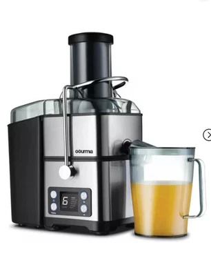 GOURMIA 6-СКОРОСТНОЙ ЦИФРОВОЙ ШИРОКИЙ РОТ СОКОВЫЖИМАЛКА С САМООЧИЩАЮЩИЙСЯ ЦИКЛ GJ1455 - ЧЕРНЫЙ - Изображение 1 из 3