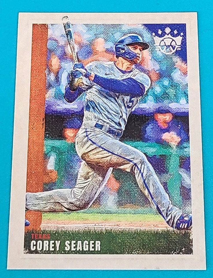 2022 Panini Diamond Kings    #33 Corey Seager Texas Rangers Baseball Card K4 - Image 1 of 2