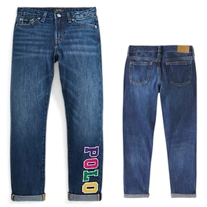 POLO RALPH LAUREN AUTHENTIC YOUTH GIRLS BRAND NEW ORIGINAL JEANS Size 7, NWT - Picture 1 of 12