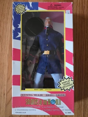 "Nuevos Soldados de la Guerra Civil Mundial 1861-1865 12"" Figura Regt. QMS. Artillería  Foto 1 de 4