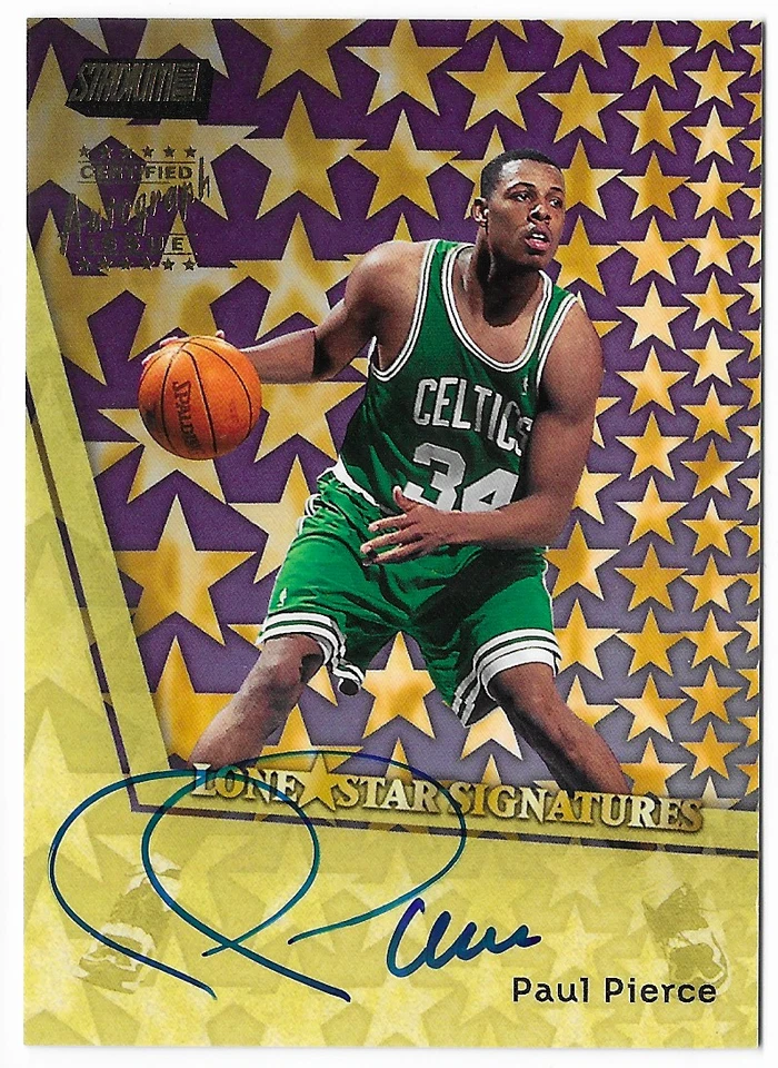 PAUL PIERCE 1999 TOPPS STADIUM CLUB AUTO AUTOGRAPH CARD! - Image 1 of 1