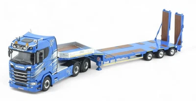 TEKNO, SCANIA Next Gen S-series 6x4 con carrello a 3 assi KEIL, 1/50,  TEK87113 - Immagine 1 di 4