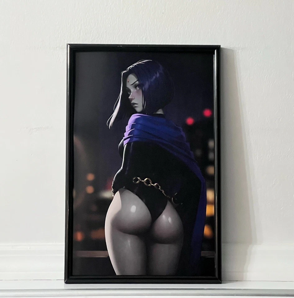 Teen Titans Raven Art Poster - image 1 of 1