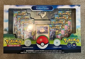 Pokemon GO Radiant Eevee Pokemon TCG Premium Collection Box - Foto 1 di 2